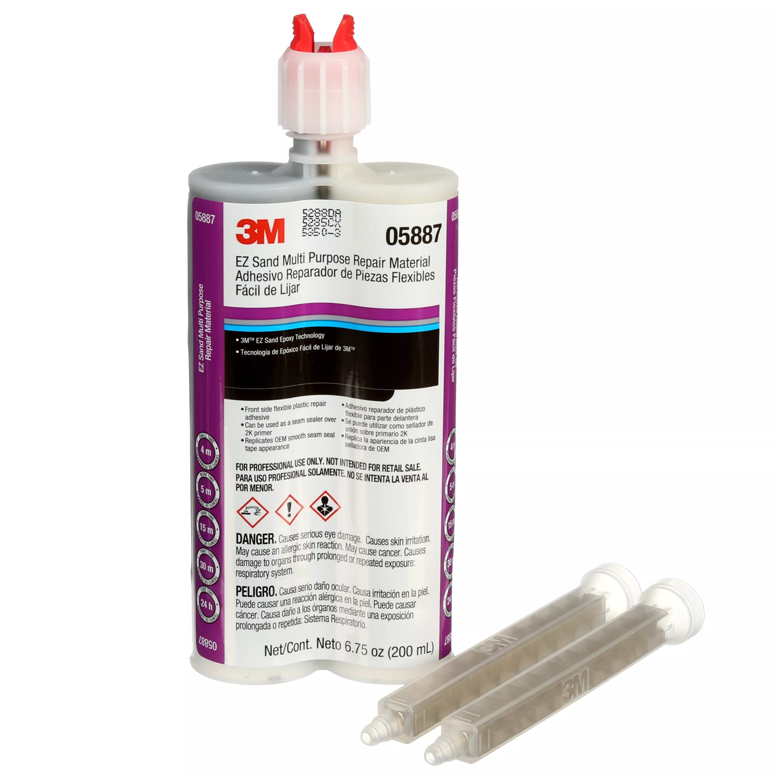 3M™ EZ Sand Multi Purpose Repair Material, 05887, 200 mL Cartridge, 6 per case