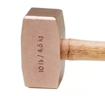 ABC 10 lb. Bronze/Copper Hammer with32" wood handle